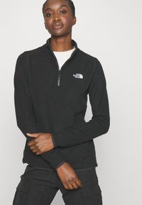 The North Face GLACIER 1/4 ZIP - Camisola de lã polar - black