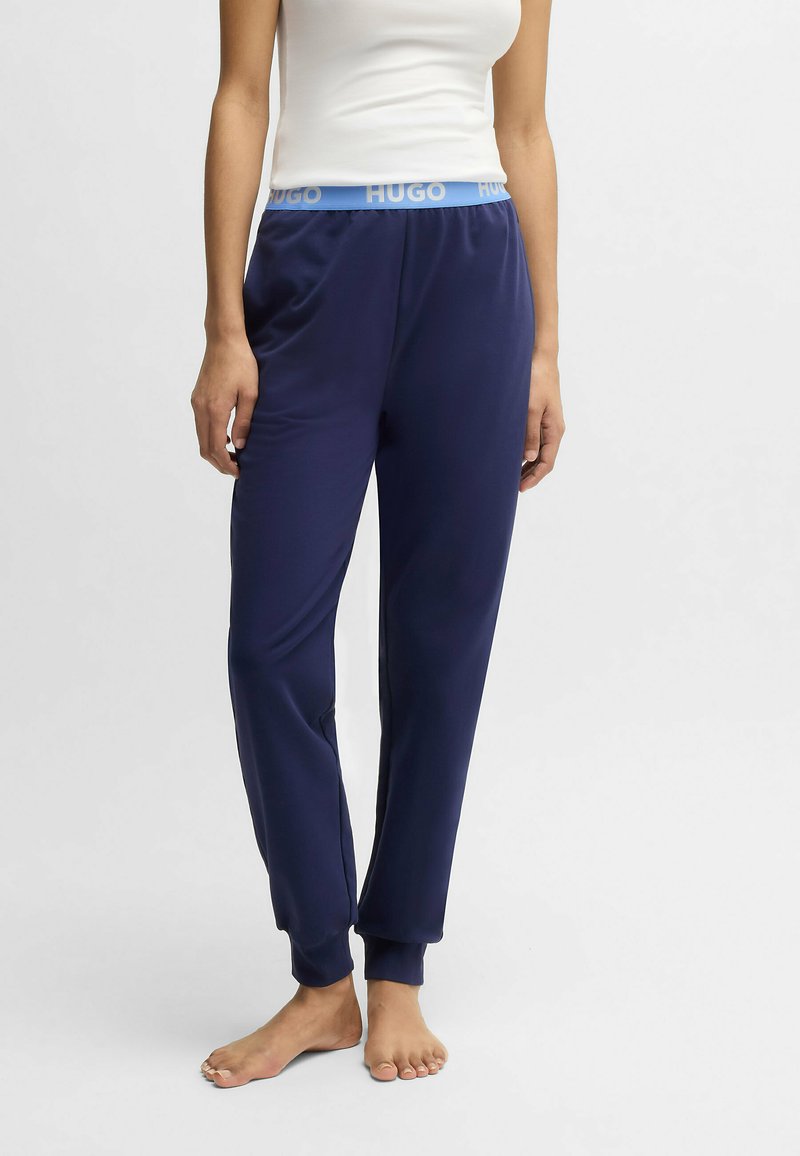 HUGO LOGO - Träningsbyxor - dark blue eighteen