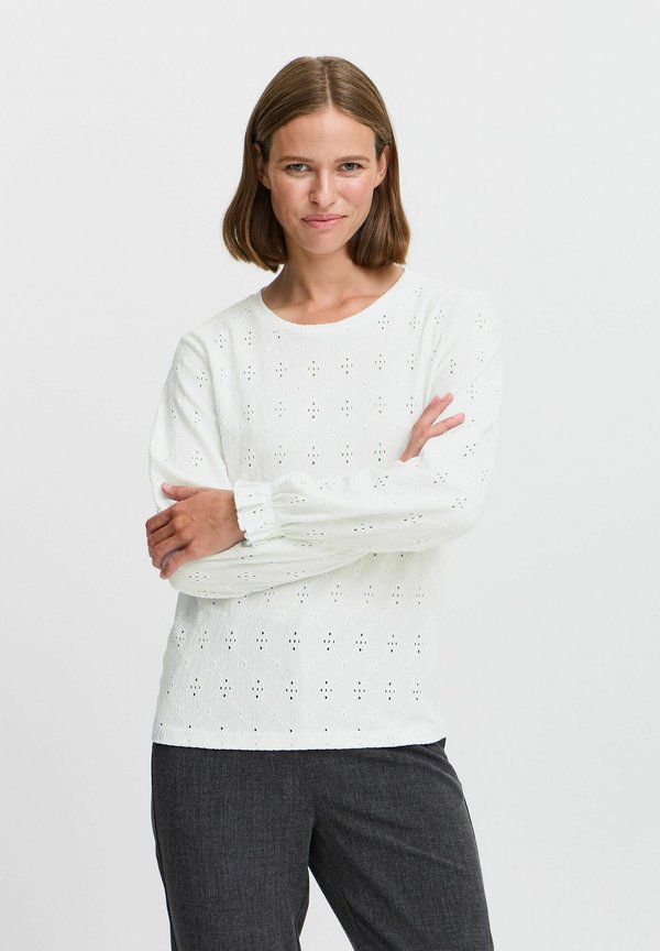 BYSILVA ONECK BLOUSE - Blouse - marshmallow4