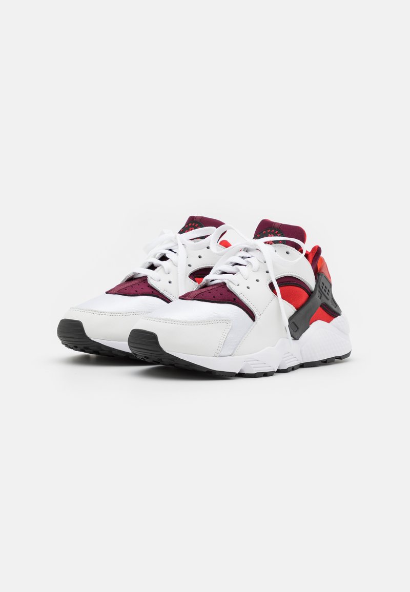 nike huarache white red