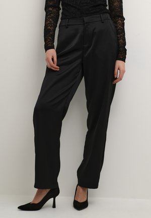 CRCOCAMIA SATEEN - Trousers - pitch black