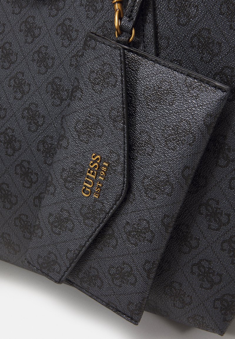 Damen Handtaschen | Guess ECO BRENTON TOTE SET Handtasche coal/dunkelgrau - IQ10410 Damen Handtaschen | Guess ECO BRENTON TOTE SET Handtasche coal/dunkelgrau - IQ10410
