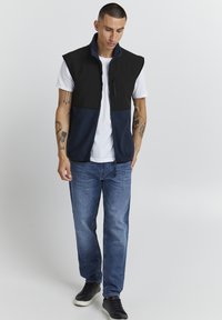 Blend BHSWEAT VEST - Strukirani kaput - dress blues