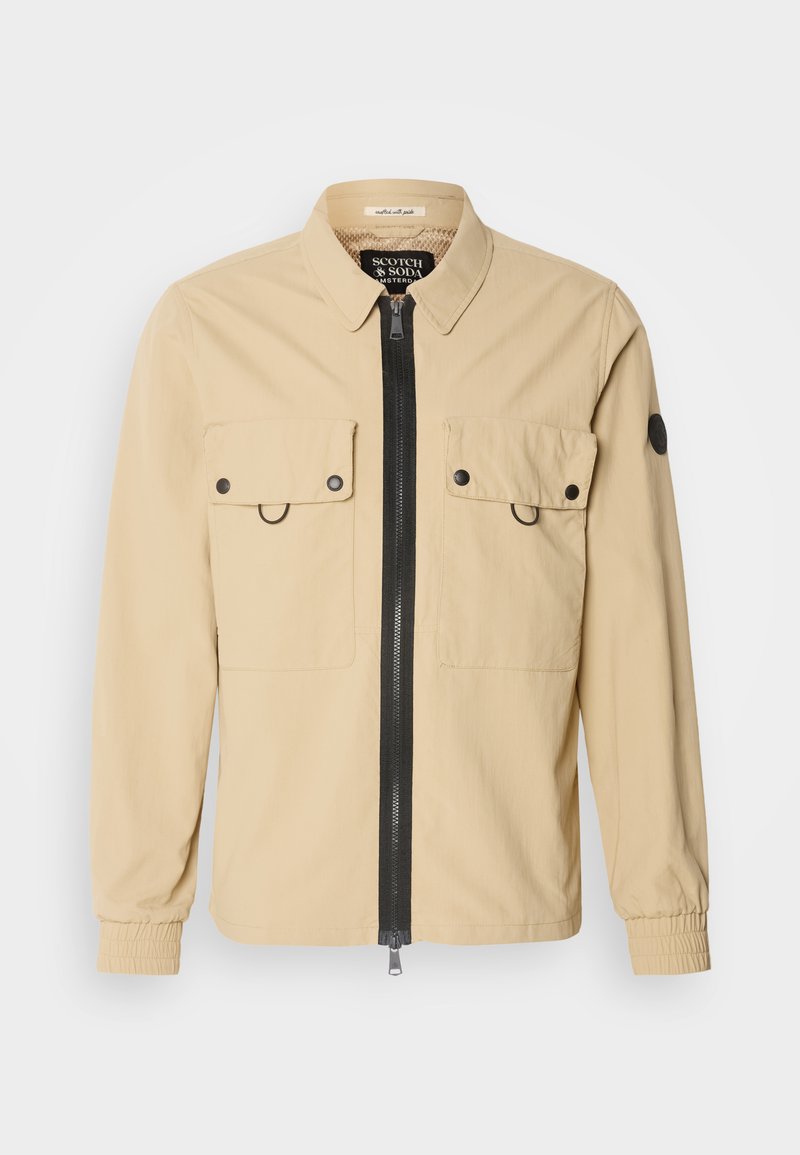 Scotch & Soda Lichte jas zandkleur