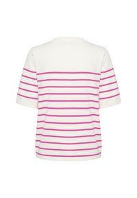 Kaffe LIZZA NARROW STRIPED   - Triko s potiskem - chalk rose violet