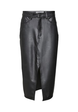 Vero Moda VMVERI CALF SKIRT - Ceruzaszoknya - black