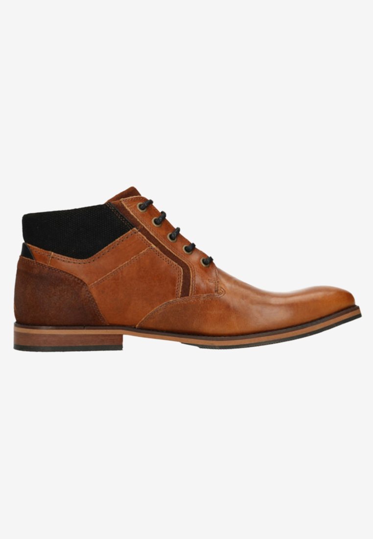 Herren Schnürboots | Manfield Schnürstiefelette cognac - MZ27464 Herren Schnürboots | Manfield Schnürstiefelette cognac - MZ27464