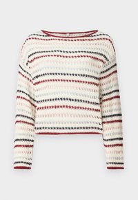ONLGEENA STRIPE BOATNECK - Vesta - cloud dancer