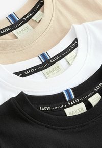 Baker by Ted Baker 3 PACK - Apdrukāts T-krekls - black white beige