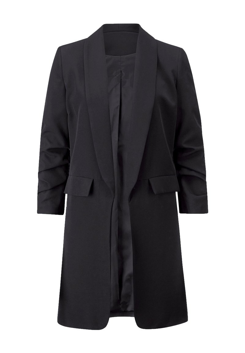 Damen Parkas | Alba Moda Kurzmantel schwarz - SW06830 Damen Parkas | Alba Moda Kurzmantel schwarz - SW06830