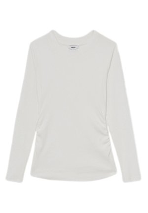 Reiss TESSA LONG-SLEEVE RUCHED  - Langærmet T-shirt - white