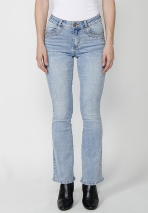 Bootcut jeans - light blue