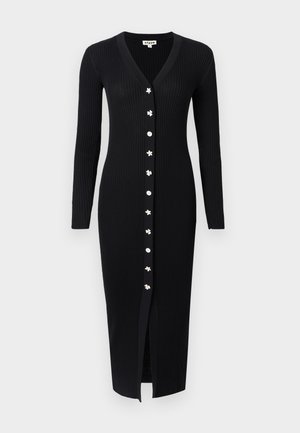 STAUD SHOKO DRESS - Strikket kjole - black