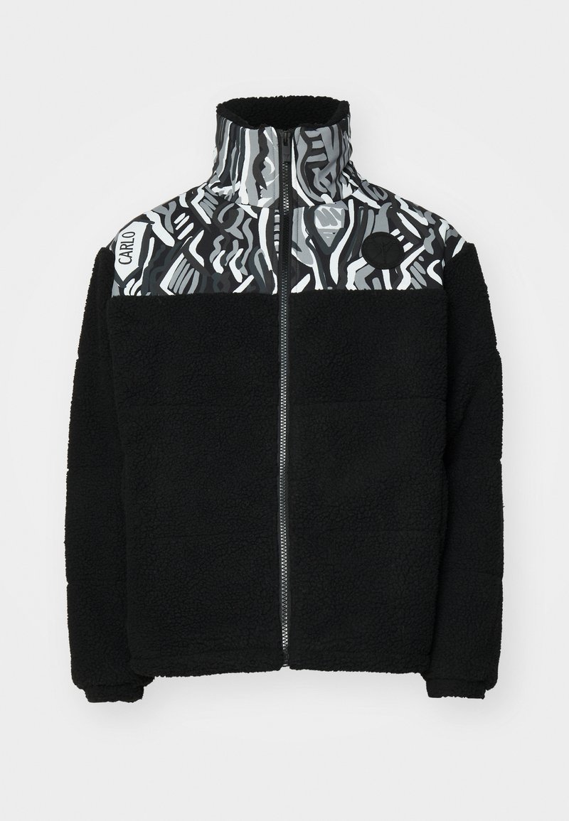 Carlo Colucci Fleecejacke schwarz
