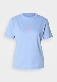 CLASSIC FIT TEE - Marškinėliai su spaudiniu - moderate blue
