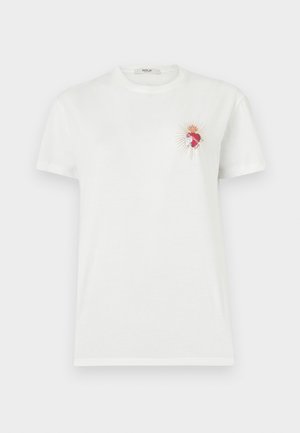 Replay, HEART FLAME PRINT - Μπλουζάκι με στάμπα - natural white
