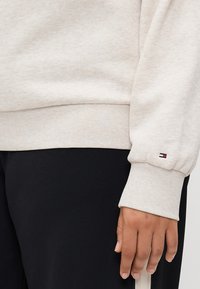 Tommy Hilfiger Curve CLASSIC SCRIPT ZIP - Sweatshirt - heather oatmilk
