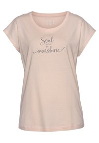 LASCANA - T-Shirt print - apricot Thumbnail-Bild 1