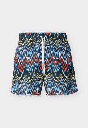 MEDIUM LENGTH - Badeshorts - black/multicolor