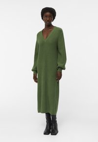 Object OBJMALENA L/S NOOS - Robe pull - artichoke green