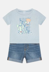 Levi's® CRITTER STACKED LOGO TEE SET - Camiseta estampada - niagra mist