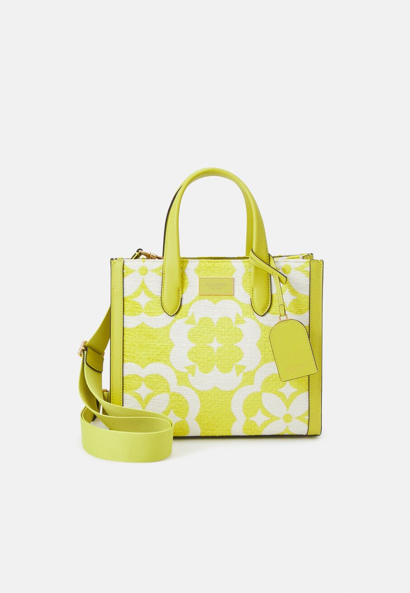 kate spade new york MANHATTAN OVERSIZED MONOGRAM SMALL TOTE