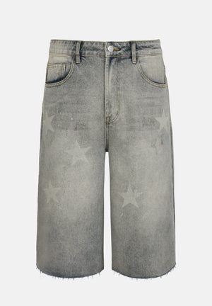 YOURTURN, UNISEX - Denimové šortky - blue denim