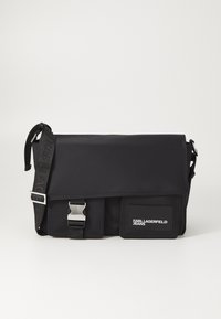 Karl Lagerfeld Jeans UTILITY MESSENGER UNISEX - Cross body bag - black