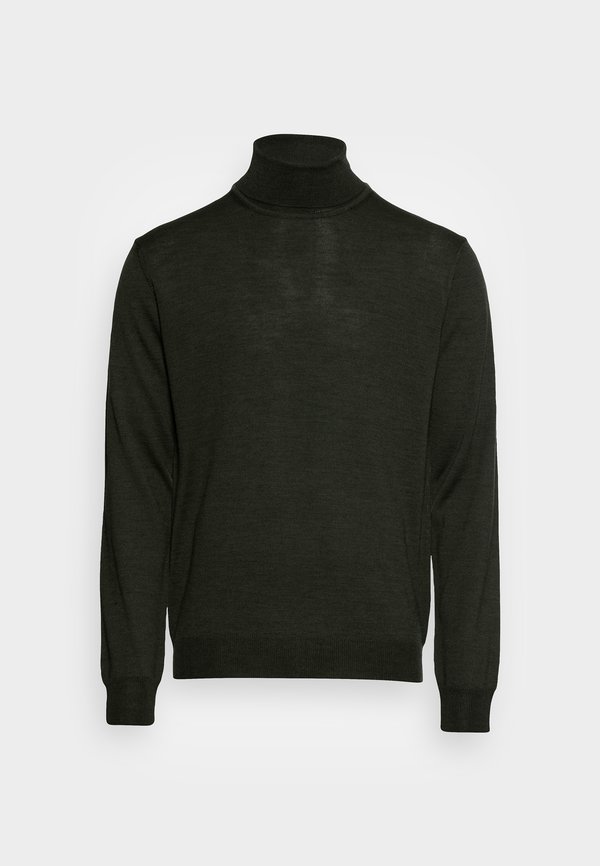 CFKonrad Merino Roll Neck - Jumper - deep forest melange