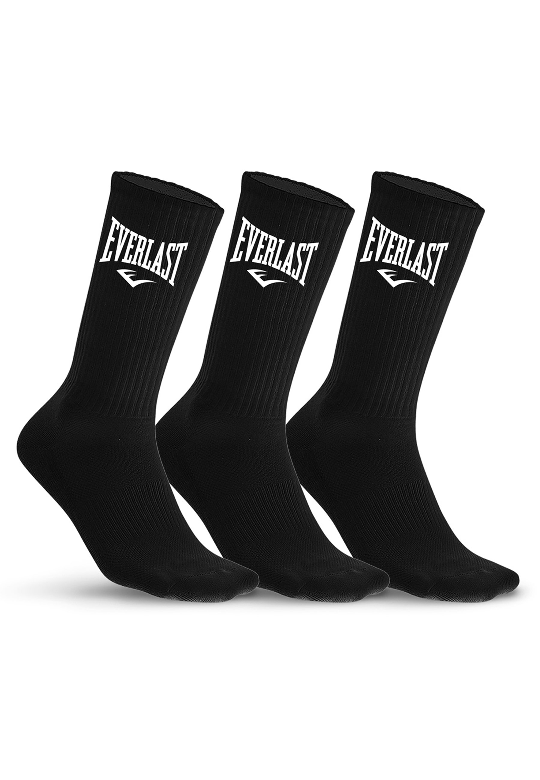 Everlast 3PACK - Sokken - black/gemêleerd zwart - Zalando.nl