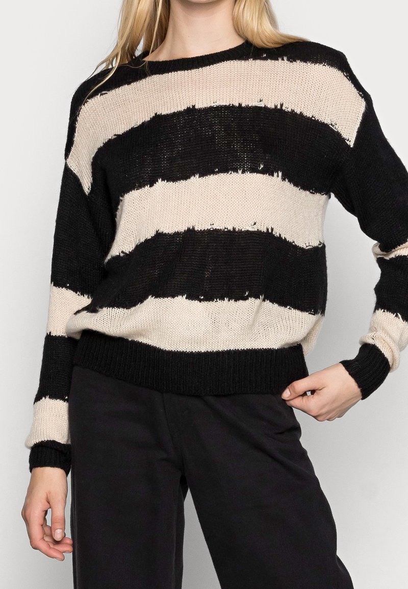 JDY Strickpullover - black