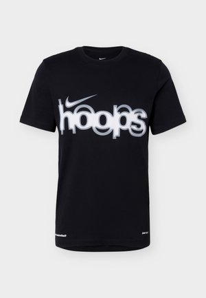 Nike Performance, TEE ASBURY HOOPS - Μπλουζάκι με στάμπα - black
