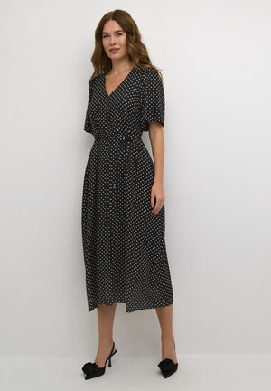 THORA  - Robe chemise - black chalk dot