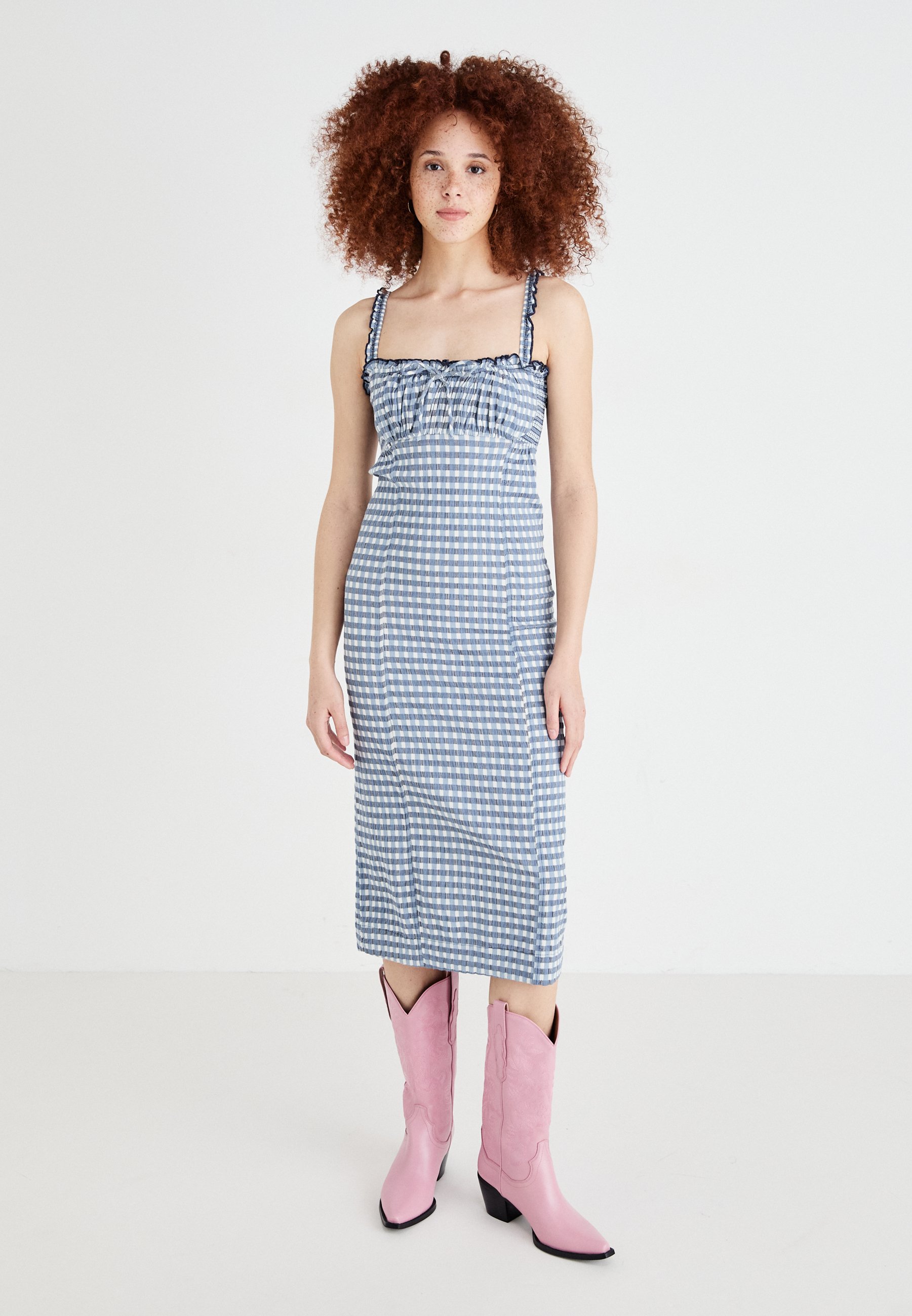Free People LUCINDA MIDI - Day dress - indigo/dark blue - Zalando.co.uk