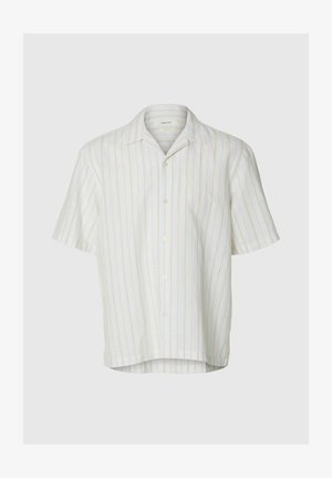 Selected, Short sleeved Linen Blend - Shirt - bright white