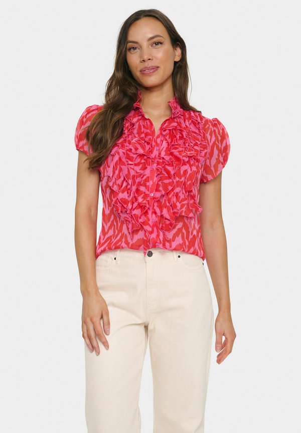 LILJA CRINKLE - Hemdbluse - fandango small mono strokes