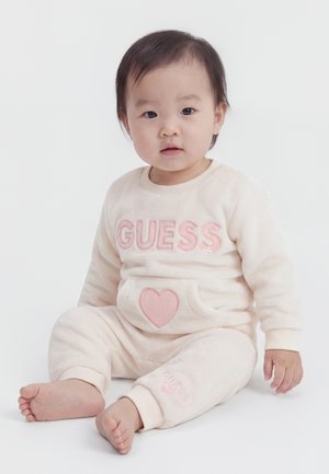 Guess, SET - Tracksuit - cream white