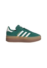 adidas Originals GAZELLE BOLD - Sneakers low - collegiate green off white gold me.