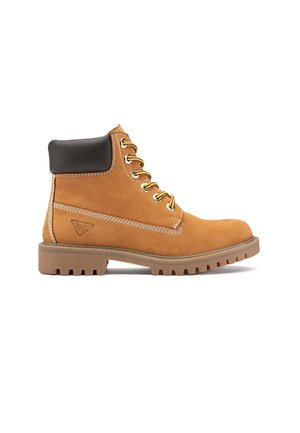 ROCCIA MID - Stivaletti con plateau - light yellow