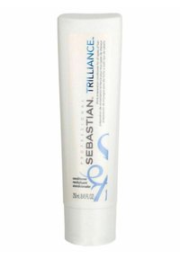 White squeeze tube containing 250 ml of Sebastian Professional Trilliance conditioner. Features blue text and a smooth, glossy finish.
