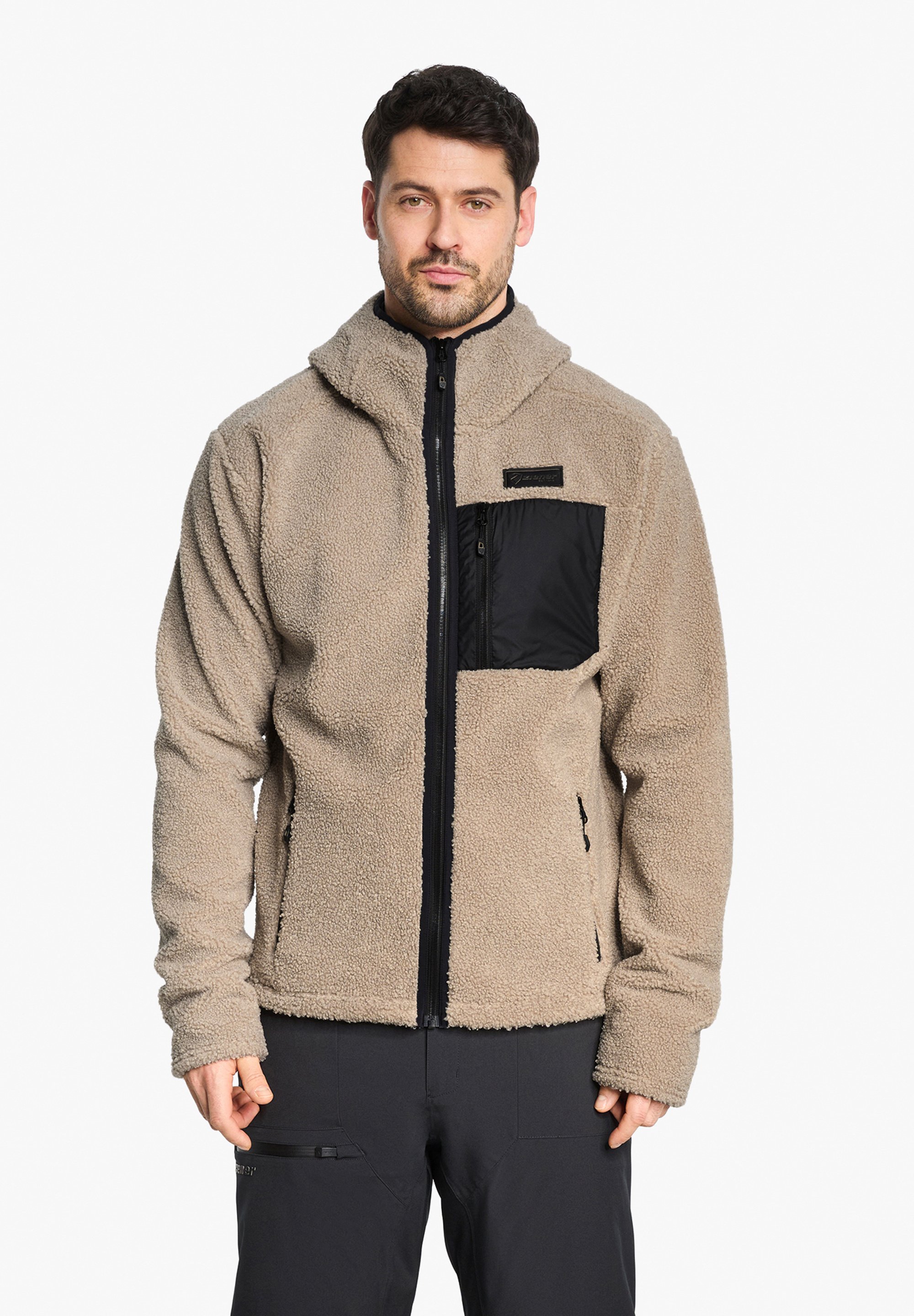Ziener JUHA-Z - Fleece jacket - sandstone/sand - Zalando
