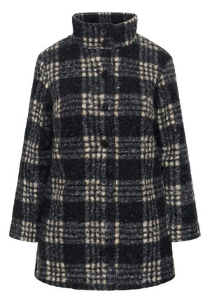 Kaffe Curve, KCSEBINA JACKET - Manteau court - black grey brown check
