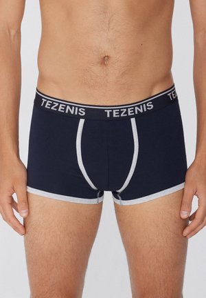 A CONTRASTO CON LOGO - Boxer aderenti - Blue