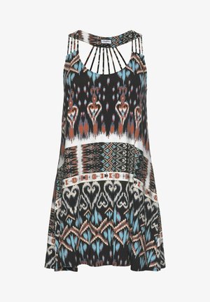 Buffalo, Freizeitkleid - schwarz-bedruckt