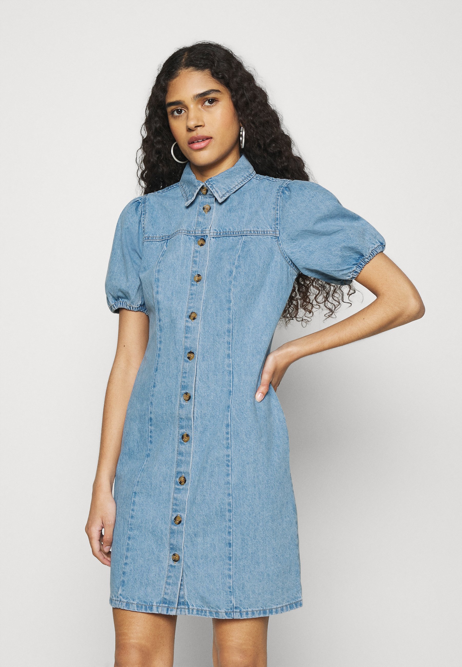 jean dress short sleeve