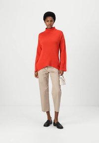 pure cashmere HIGH NECK  - Pulover - fall orange