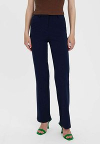 Vero Moda VMZAMIRA  - Kalhoty - navy blazer