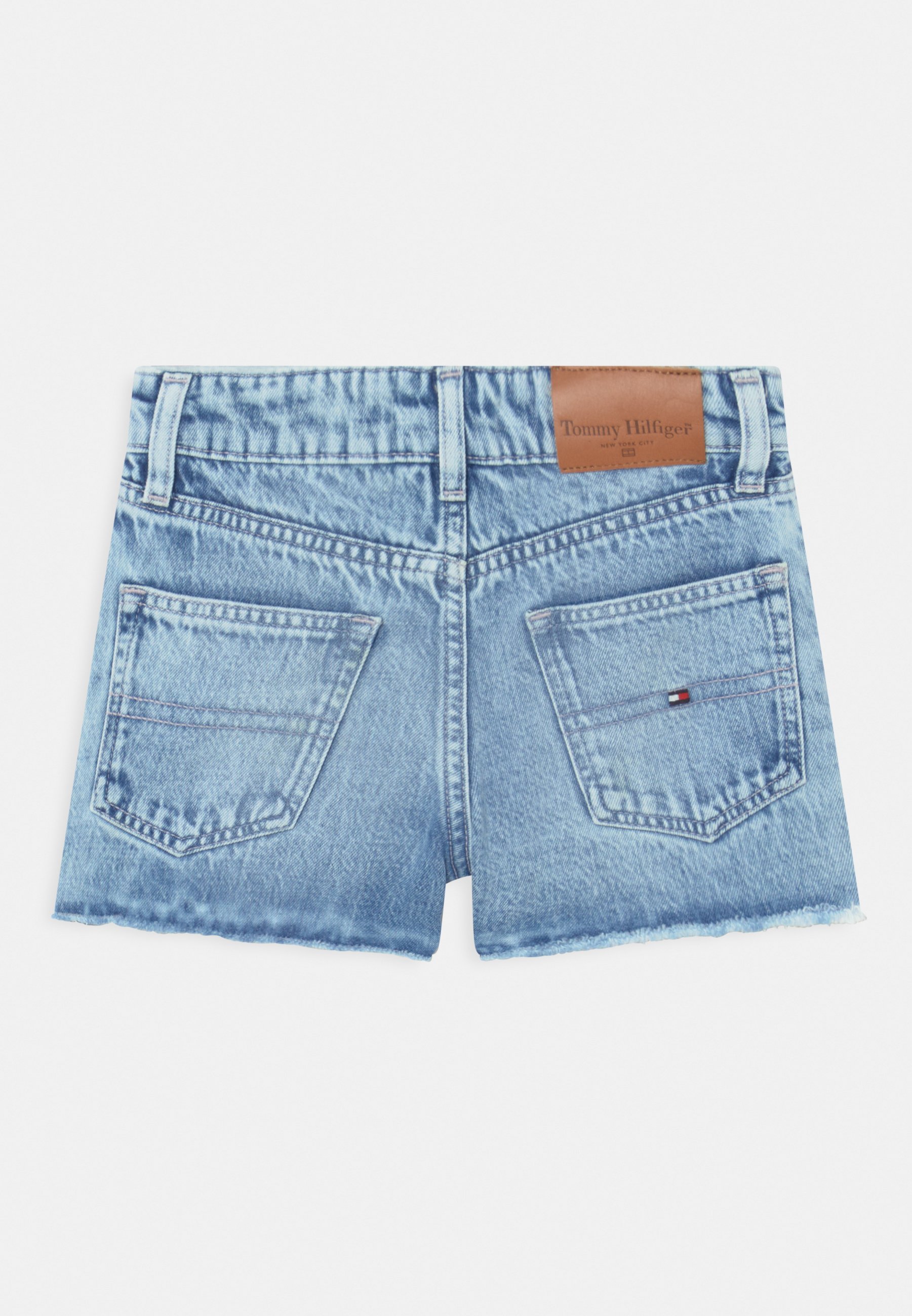 Tommy Hilfiger Soft Girlfriend Denim Shorts softlyocelrig, Size: 7y, Blue Denim