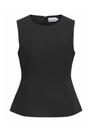 Object, TOP PEPLUM - Blouse - black