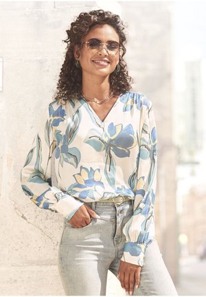 LASCANA Blouse - creme bedruckt